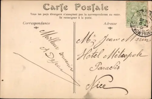 CPA Monte-Carlo Monaco, Le nouvel hôtel de Paris