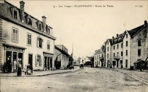 Ak Plainfaing Vosges, Pharmacie, Les Vosges,  Route du Vaitin,  