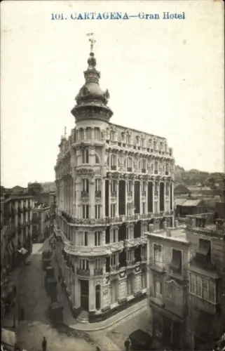 Ak Cartagena Murcia Spanien, Gran Hotel