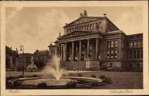 Ak Berlin Mitte, Schauspielhaus, Gendarmenmarkt