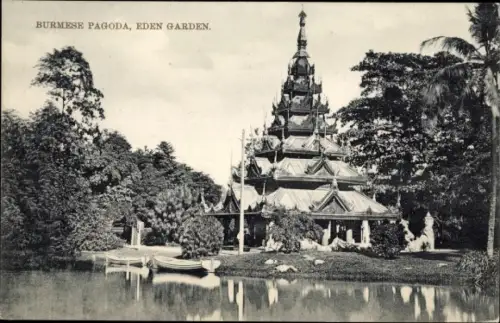 Ak Myanmar Burma, Pagoda, Eden Garden