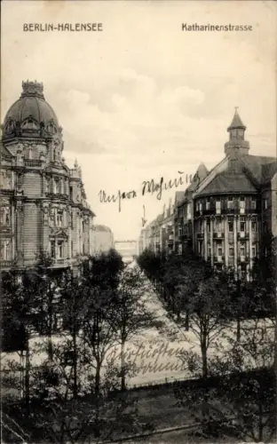 Ak Berlin Wilmersdorf Halensee, Katharinenstraße