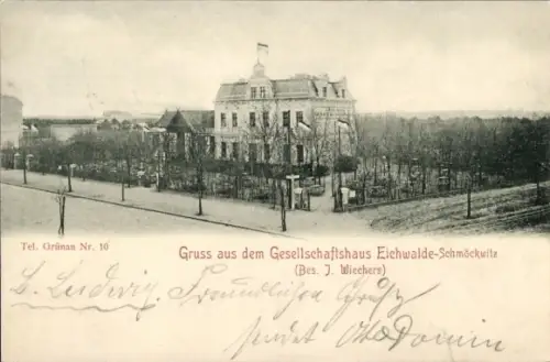 Ak Eichwalde in Brandenburg, Gesellschaftshaus Eichwalde Schmöckwitz