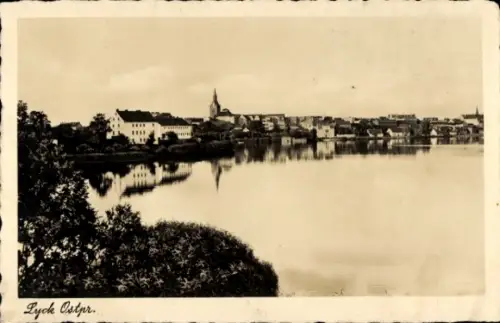 Ak Ełk Lyck Masuren Ostpreußen, Gesamtansicht