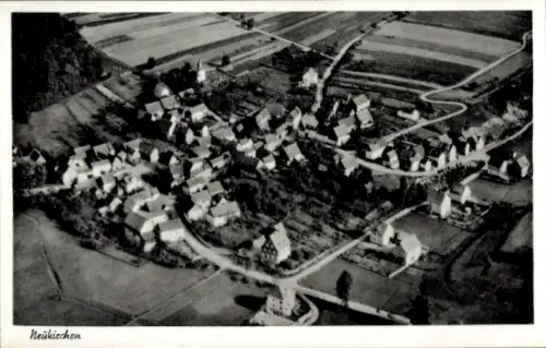 Ak Neukirchen, Fliegeraufnahme