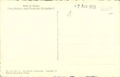 Ak Ober Mörlen im Taunus Hessen, Fliegeraufnahme