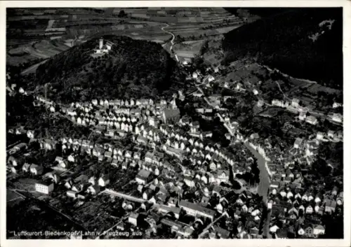 Ak Biedenkopf an der Lahn, Luftaufnahme