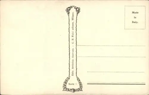 Künstler Ak Monestier, C., Liebespaar