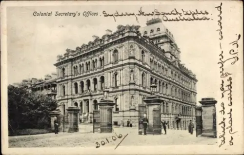 CPA Sydney, Australie, Colonial Secretary's Office