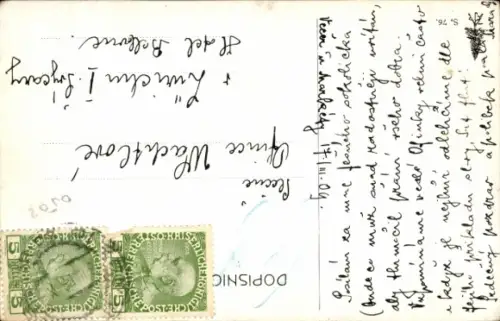 Studentika Ak Student mit Standarte, Gemaltes Porträt