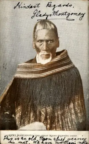 PC Neuseeland, Rewi Mahiapoto, Maori fighting Chief