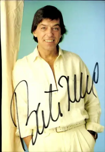 Autogrammkarte Sänger Bata Illic, Portrait, Autogramm