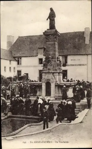 Ak Sainte Anne d'Auray Morbihan, La Fontaine