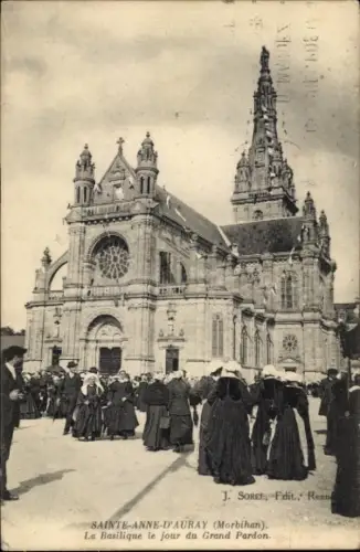 Ak Sainte Anne d'Auray Morbihan, La Balisique le jour du Grand Pardon