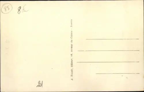 Ak La Tranche sur Mer Vendée, vue prise des Dunes Les Generelles