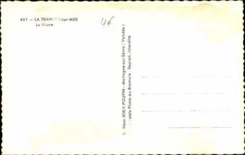 Ak La Tranche sur Mer Vendée, Phare