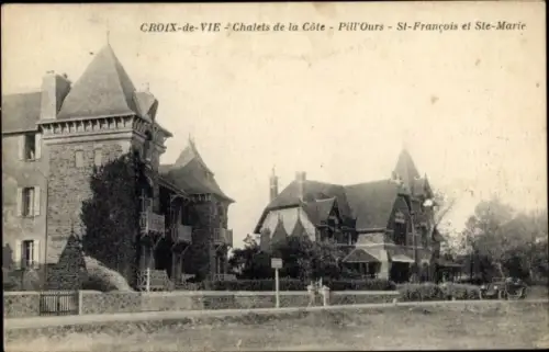 Ak Croix de Vie Vendée, Chalets de la Cote, Pill'Ours, St-Francois, Ste Marie