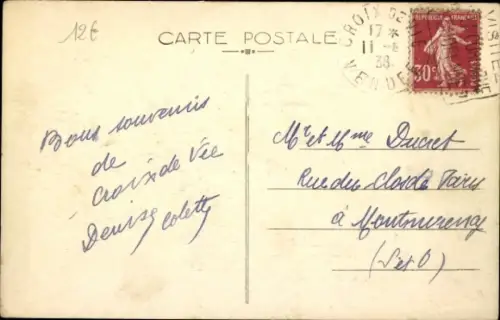 Ak  Croix de Vie Vendée, un coin du Port