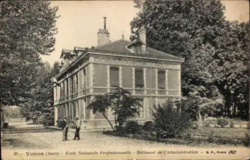 Ak Voiron Isère, Ecole Nationale Professionnelle, Bâtiment de l'Administration, Jahr 1916