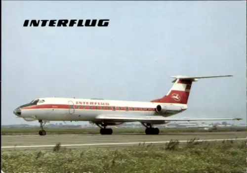 Ak Passagierflugzeug Tupolew Tu-134, Interflug