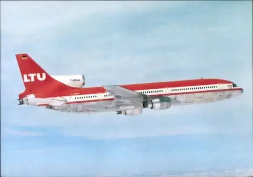 Ak Deutsches Passagierflugzeug, LTU, Lockheed L-1011 TriStar