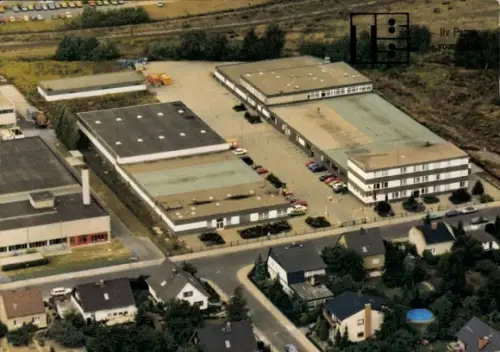 Ak Berlin, Industriegebiet, Erwin Roenspiess Sohn, Luftbild