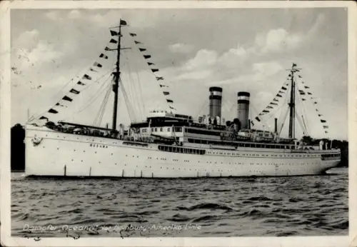 Ak Dampfschiff Oceana, Hamburg Amerika Linie, HAPAG