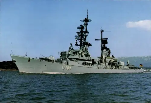 Ak Deutsches Kriegsschiff, Lütjens, D 185, Flugkörperzerstörer, Bundesmarine