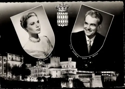 Maximum Ak Monaco, Prinz Rainier III. von Monaco, Schauspielerin Grace Kelly