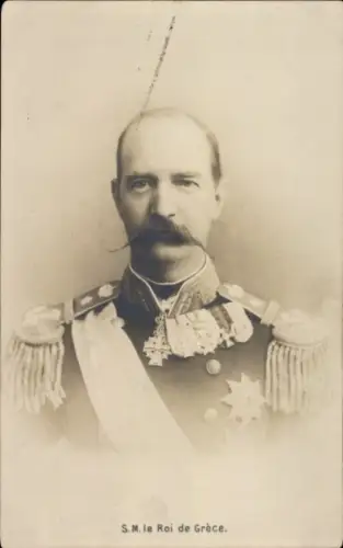Ak König Georg I. von Griechenland