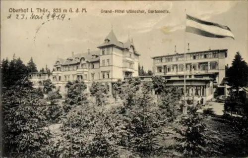 Ak Oberhof im Thüringer Wald, Grand Hotel Wünscher