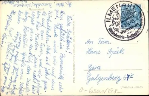 Ak Möhrenbach Ilmenau in Thüringen, Kirche