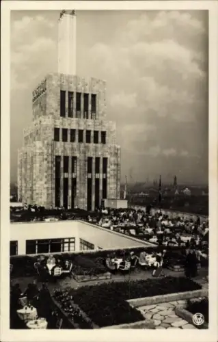Ak Berlin Kreuzberg, Warenhaus Rudolph Karstadt AG am Hermannplatz, Dachterrasse