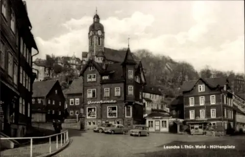 Ak Lauscha in Thüringen , Hüttenplatz