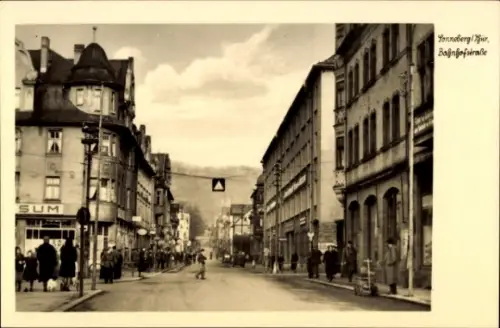 Ak Sonneberg in Thüringen, Bahnhofstraße