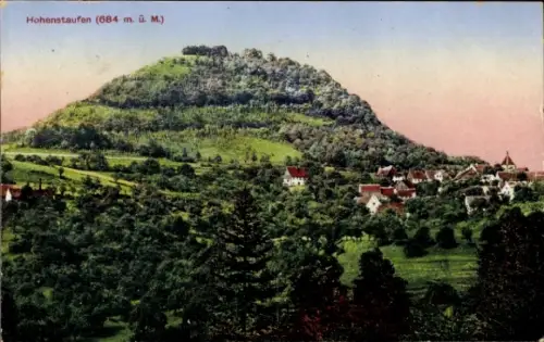 Ak Hohenstaufen Göppingen in Württemberg, Gesamtansicht