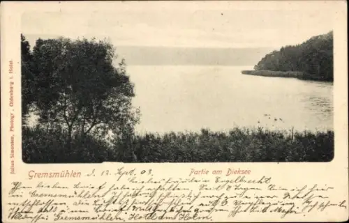 Ak Gremsmühlen Malente in Ostholstein,  am Dieksee