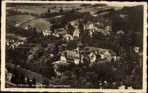 Ak Altheide Ribnitz Damgarten Mecklenburg Vorpommern, Fliegeraufnahme, Badeviertel, Landschaft, G