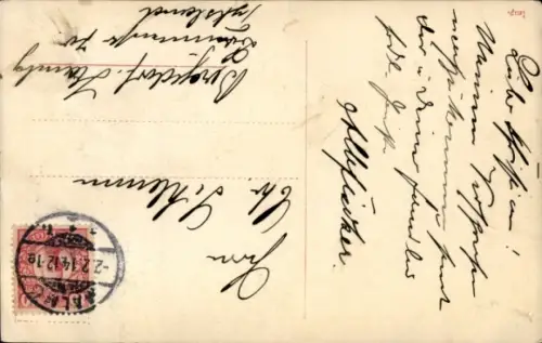 Ak Malmö Schweden, St. Pauli Kirche,  Architektur, Wasseransicht