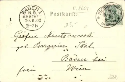Ak Prischwitz Göda in der Oberlausitz, Zeichnung von Pietschwitz, Gebäude, Landschaft, Text in me