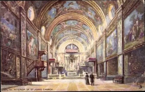 Künstler PC Malta, Interior of St Johns Church