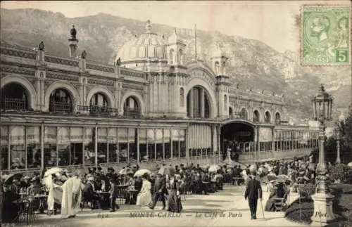 Ak Monte Carlo Monaco, Le Café de Paris