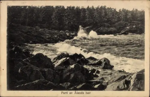Ak Åland Finnland, Ålandsee, Wellengang