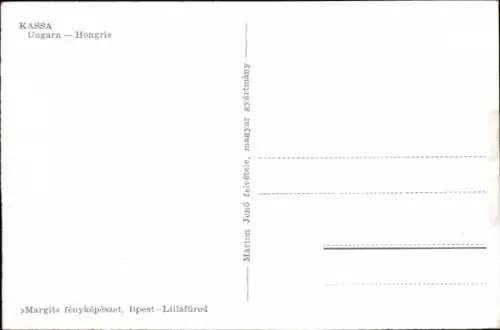 Ak Košice Kassa Kaschau Slowakei, Bankofüred