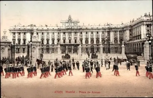 AK Madrid, Spanien, Plaza de Armas