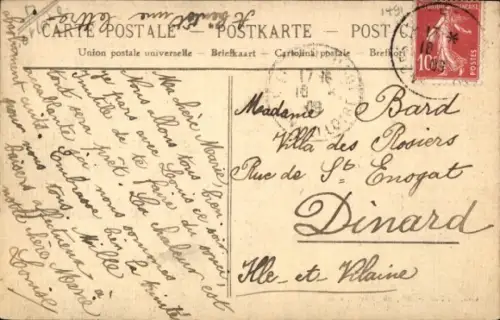 Ak Le Creusot Saône et Loire, Route d'Epinac