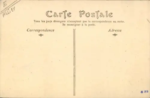 Ak Montmarault Allier, Route de Moulins