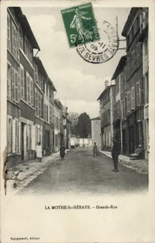 Ak Mothe St. Héraye Dex Sèvres, Grande Rue