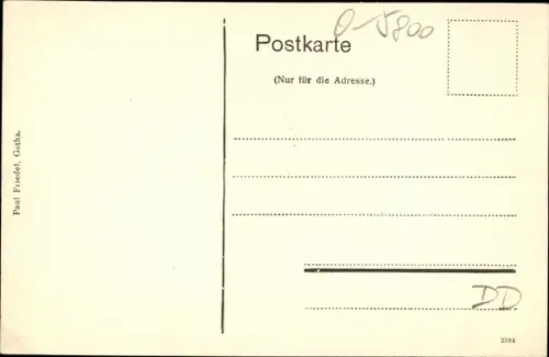 Ak Gotha in Thüringen, 10. Boxbergturnfest der Realschule, Sedan 1909