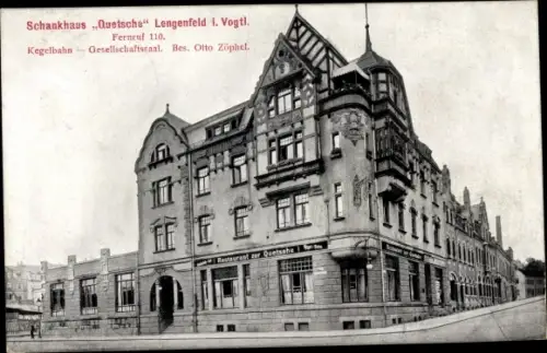 Ak Lengenfeld im Vogtland Sachsen, Schankhaus Quetsche